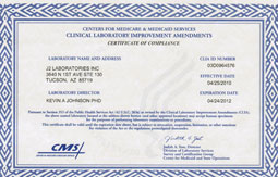 Centers for Medicade & Medicare Services Certificate 